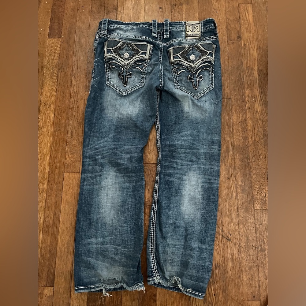 Mens Rock Revival Jeans - Picture 1 of 4